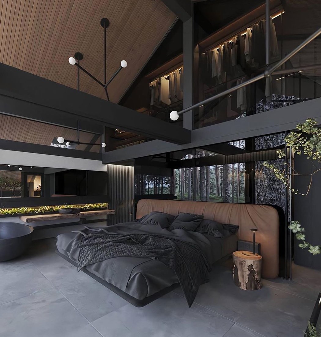 All black interior designs that will inspire you to adapt this ...