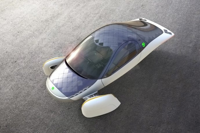 This solar panels covered electric car solves the charging time issues of its competitors!
