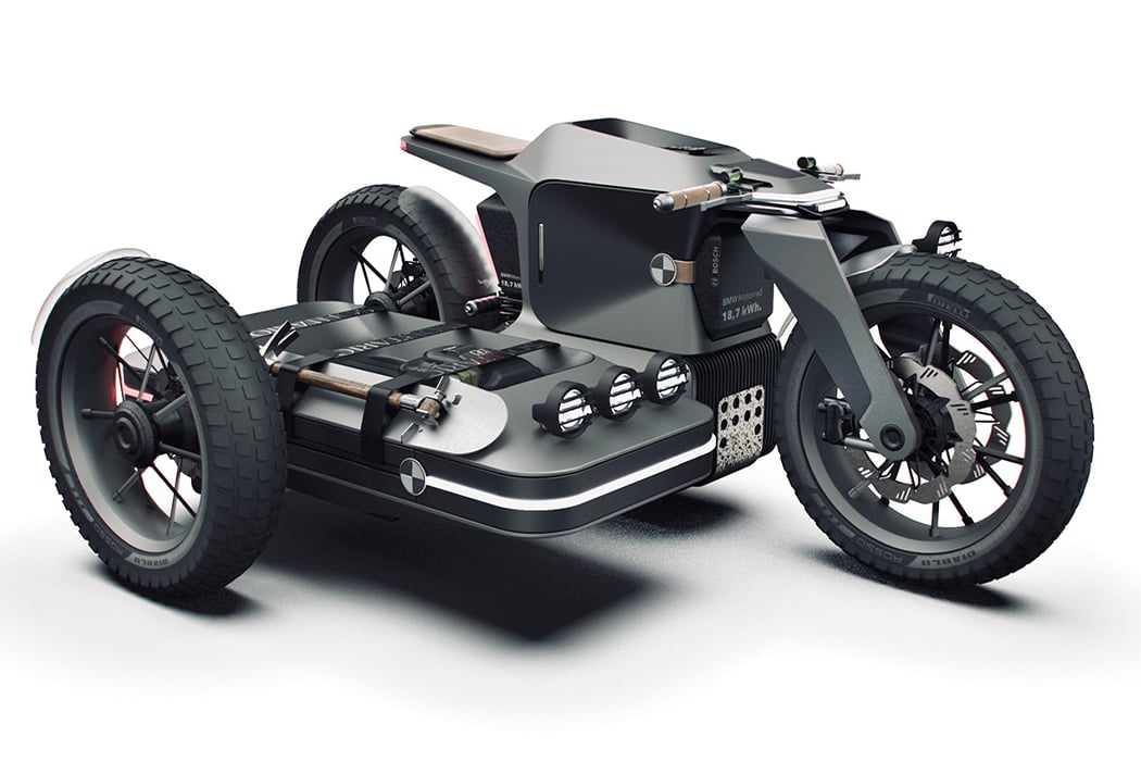 This Bmw Motorrad Electric Concept Is Bringing Back Retro With The Wwii Era Sidecar Yanko Design