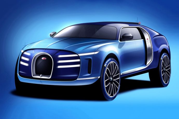 A designer imagines what a Bugatti Luxury SUV would look like…