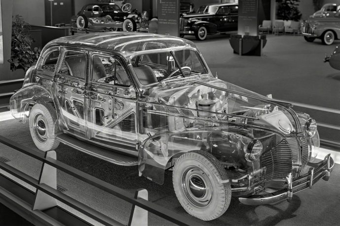General Motors’ transparent 1939 Pontiac blends history with automotive design