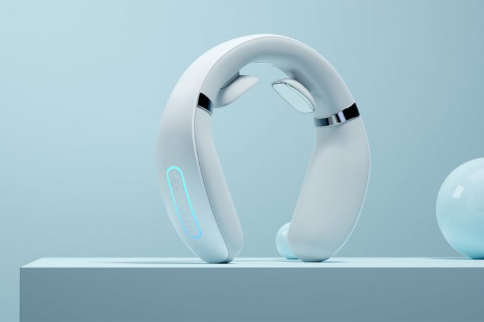 This WFH-friendly neck massager produces endorphins to relieve pain