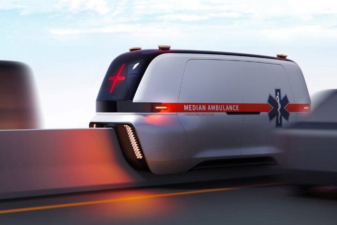 This Ambulance doesn’t need a road to ride on… and it doesn’t get stuck in traffic either