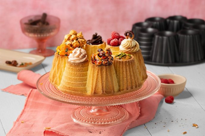 Delicious by design: This silicone bundt cake mold combines geometry and confectionery!