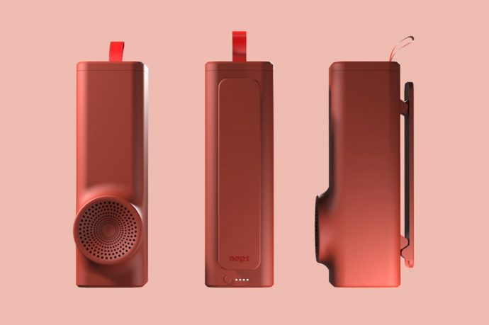 This sleek, portable purifier helps prevent people from passive smoking