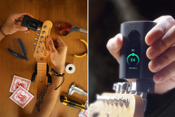 This automatic tuner just takes seconds to accurately tune any string based musical instrument!