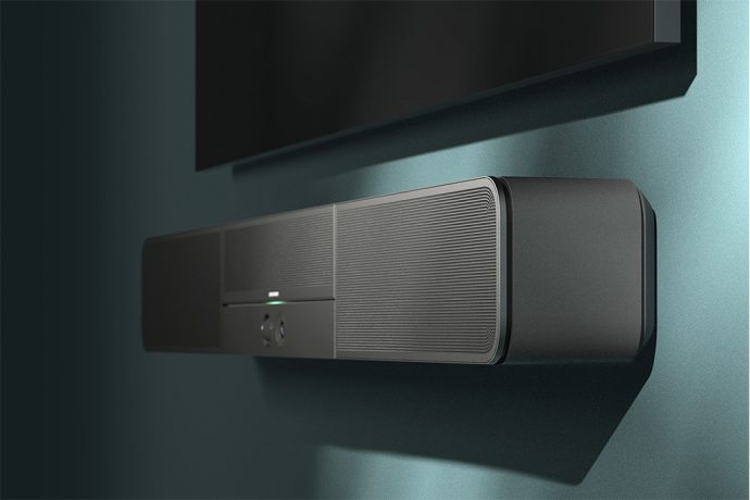 This camera-equipped smart soundbar upgrades your Netflix binges as well as your Zoom conferences!