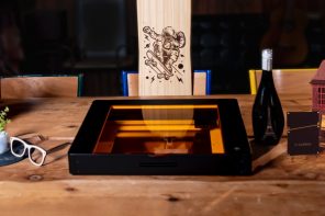 This flatbed laser engraver lets you creatively customize any of your products in mere seconds
