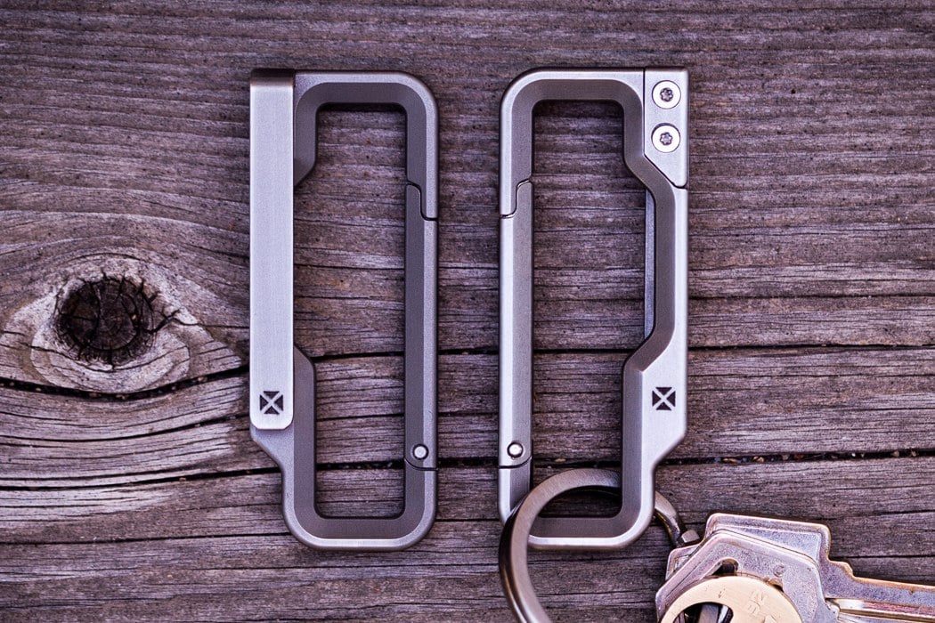 This titanium carabiner clip for your keys and EDC will last