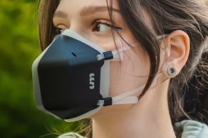 UV Mask is the world’s first antiviral face mask with an active UV-C sterilization for 99.99% clean air