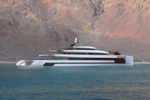 This energy-efficient superyacht uses solar panels spanning over 200 square meters!