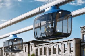 Bosch’s future of urban transportation involves a city-wide network of autonomous cable cars