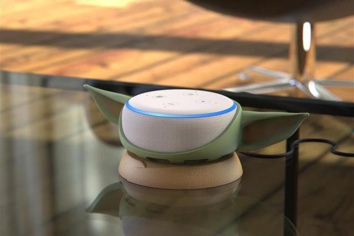 Your Amazon Echo Dot gets more force with these baby Yoda ears!