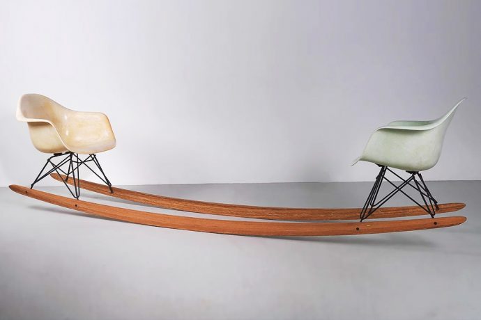 The iconic Eames chair gets a fun, playful, modern day redesign!