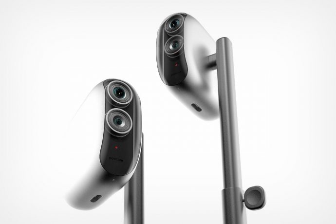 Perfect for Podcasting – this dual-lens tabletop camera concept makes you an ace vlogger!