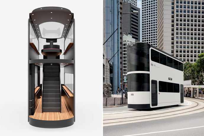 Be socially distant and still use public transport with this driverless tram!