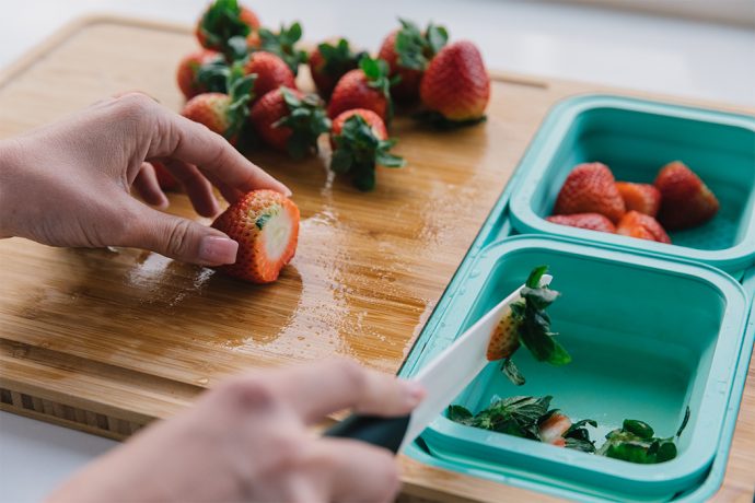 Make meal prep hassle-free again with this space-saving cutting board!