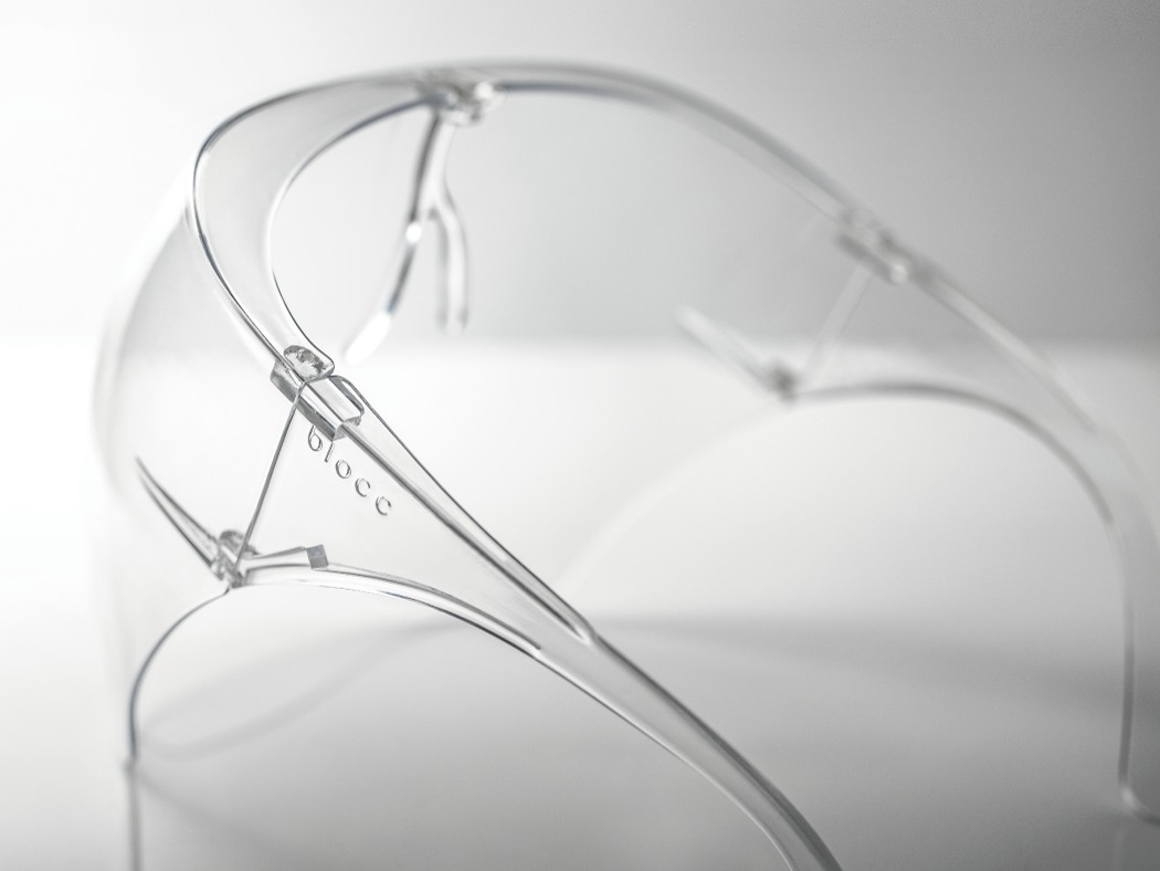 Fashion & Comfort Face Cover Transparent Glasses può Essere Utilizzato per Una Protezione Completa del Viso Blocc Face Shield Glasses 1Pcs Blocc Face Shield Protective Face Cover 