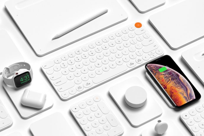 This keyboard’s magnetic accessories create the ultimate modular desk setup!