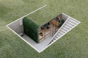 This Sunken Studio is the ultimate zen work from home pod!