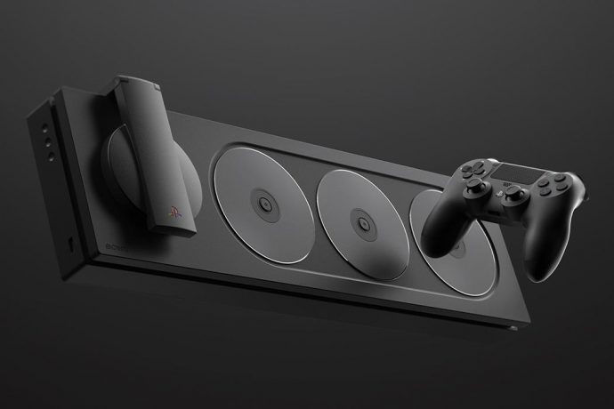 This PlayStation concept lets you switch between games using an integrated CD player!