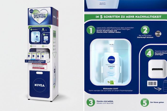 Can NIVEA’s 3D printed shower gel refill station prototype really reduce plastic packaging waste?