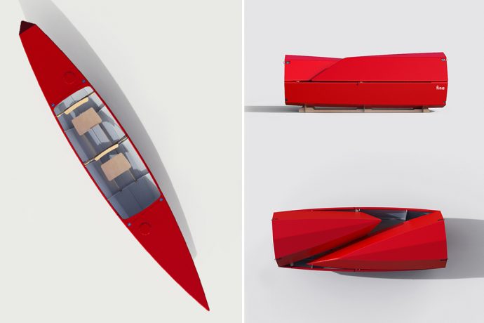 This two-seat foldable kayak is a portable, space-saving alternative to its traditional counterpart