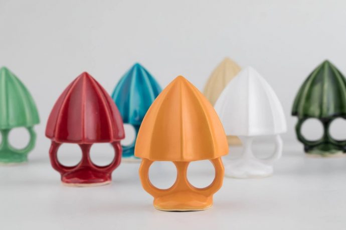 This Knuckle-ring citrus-juicer lets you make lemonade like a gangster
