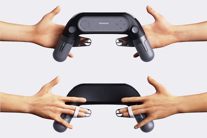 This gaming controller’s modular design transforms into a gun or a even steering wheel!