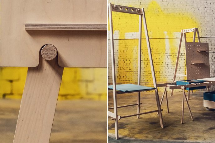 This detailed furniture’s modular design is the perfect canvas to display any exhibit!