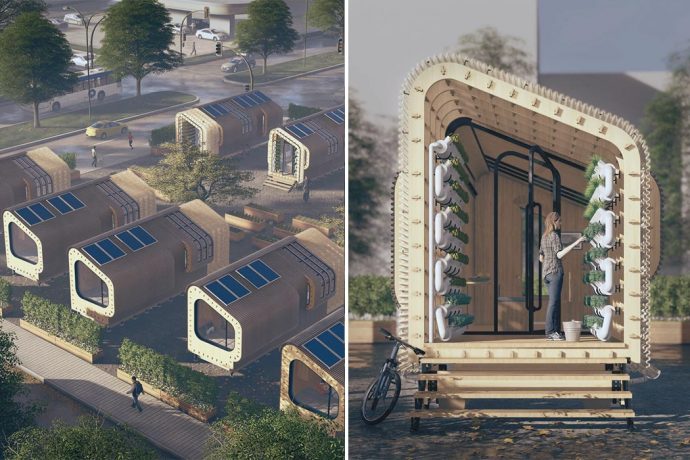 This tiny home was designed to facilitate micro living in expensive cities!