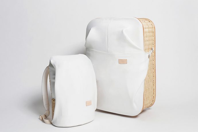 This rattan luggage design puts a modern spin on ancient Chinese basket-weaving techniques!
