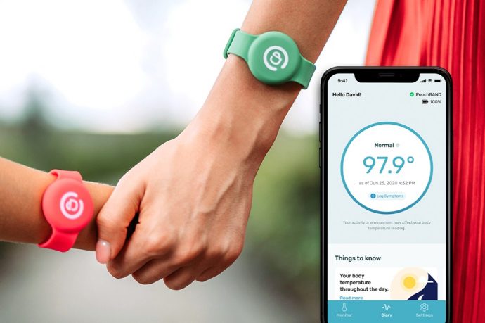 This wearable constantly does a temperature-screening of your body so you don’t have to