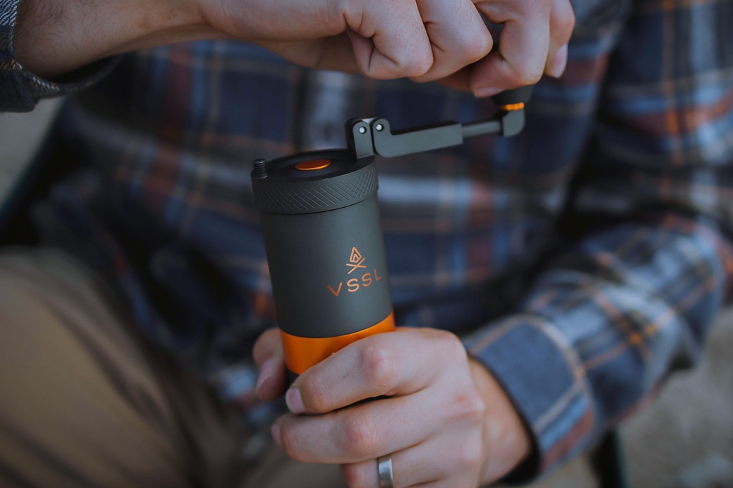 This portable coffee grinder gives you the freshest brew anytime anywhere