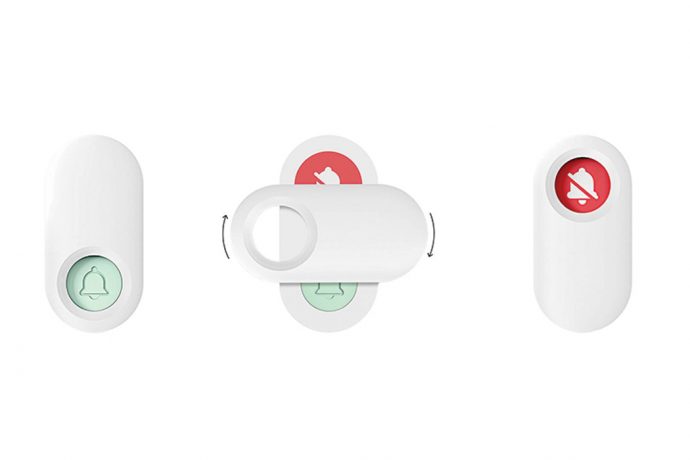The do not disturb doorbell twists to keep visitors away!