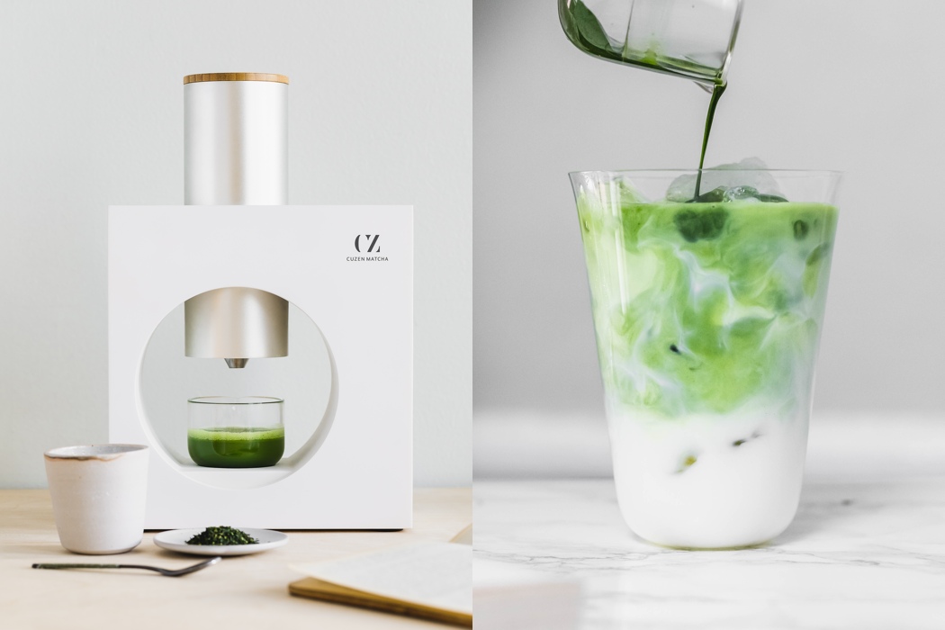  Cuzen Matcha Maker Starter Kit, an Innovative At-home Matcha  Machine that Produces Freshly Ground Matcha from Organic Shade-grown  Japanese Tea Leaves (White): Home & Kitchen