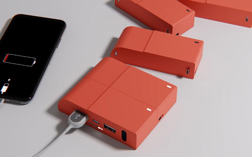 Google PixelBloc Modular Power-bank lets you stack up external chargers for a bigger battery!