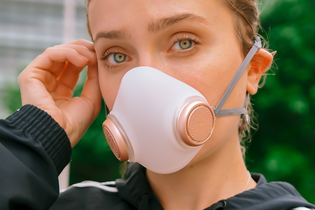 The most comfortable reusable N95 face mask, inspired by silicone respirator mouth-cups
