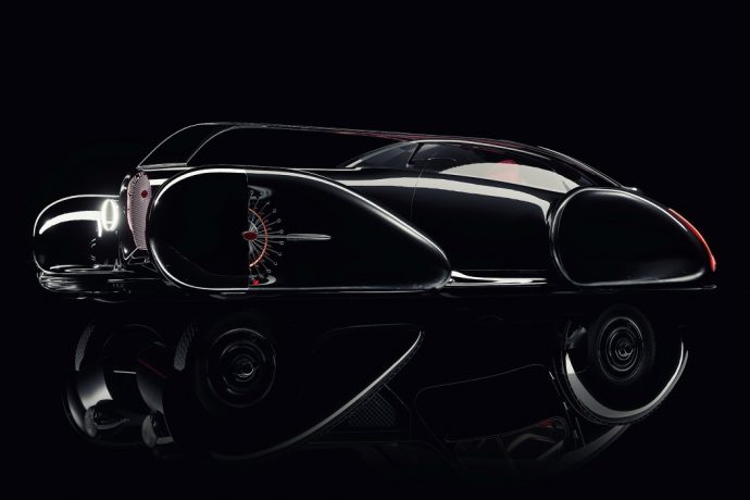 The Bugatti Next-57 Concept looks like a glorious Chariot from a steampunk future!