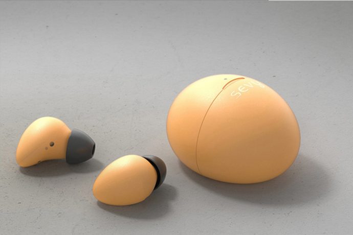 These egg-inspired earbuds were designed to be discreet, fit all sizes and replace your fidget spinner!