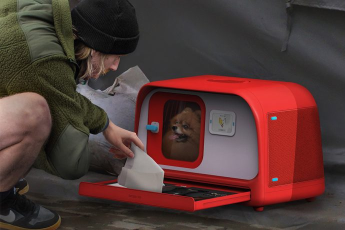 This pet home and carrier is an emergency kit designed to safely evacuate your pets during disasters!