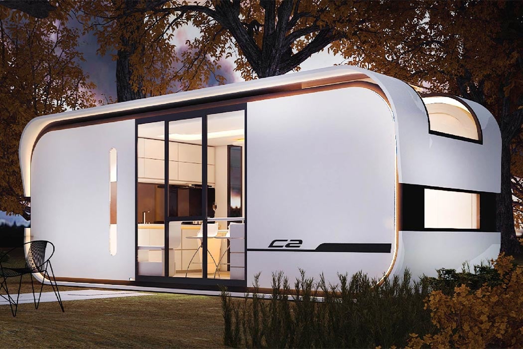 This AI-enabled tiny home increases the usable area by 15{3fd454b43fbfd7aa8a551fa339f02ecfdee40c34b6b5df10527629ca3647b822} compared to a traditional house!