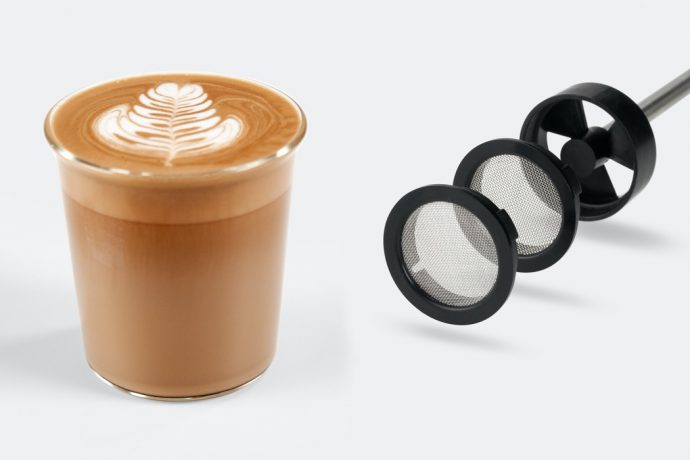 Make velvety-smooth coffee like baristas in 20 seconds with this portable milk foamer!