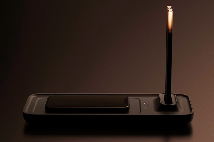 An award-winning wifi router +wireless charger that helps you disconnect from the digital world