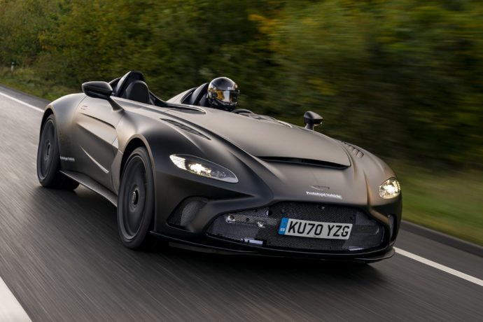 Aston Martin’s V12 roofless speedster is a sleek siren calling out to all thrill seekers!