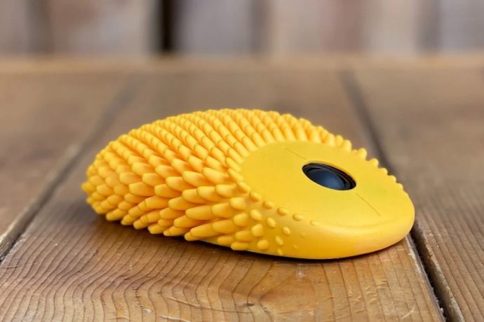 I’m not sure what to make of this tactile, textured mouse, but I really want one!