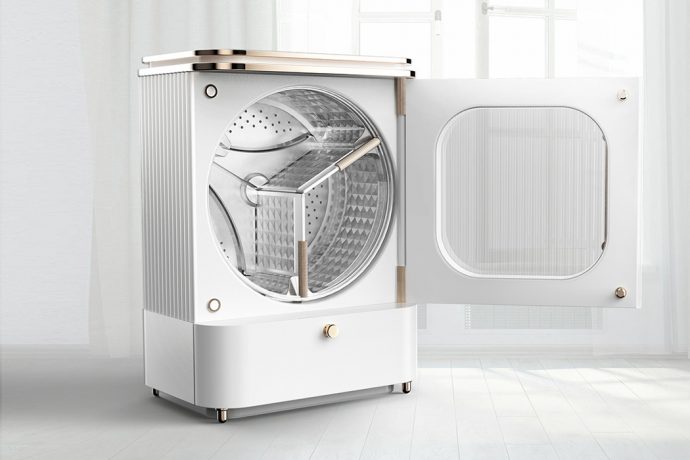 Finally, A Retro-inspired Laundry Machine that Separates Your Clothes For You
