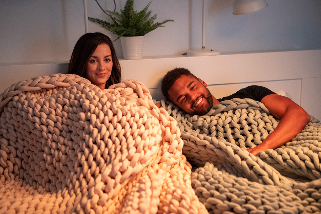 Finally, a weighted blanket that’s cozy, breathable, stylish, and