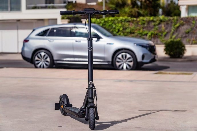 Mercedes-Benz’ new electric scooter has a mileage of over 3100 miles – hello zero emissions!