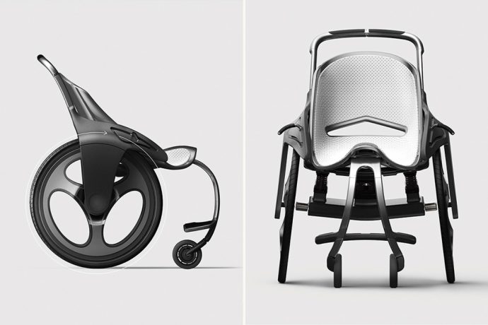 This gear-adjustable manual wheelchair’s upgrade helps wheel you uphill with ease